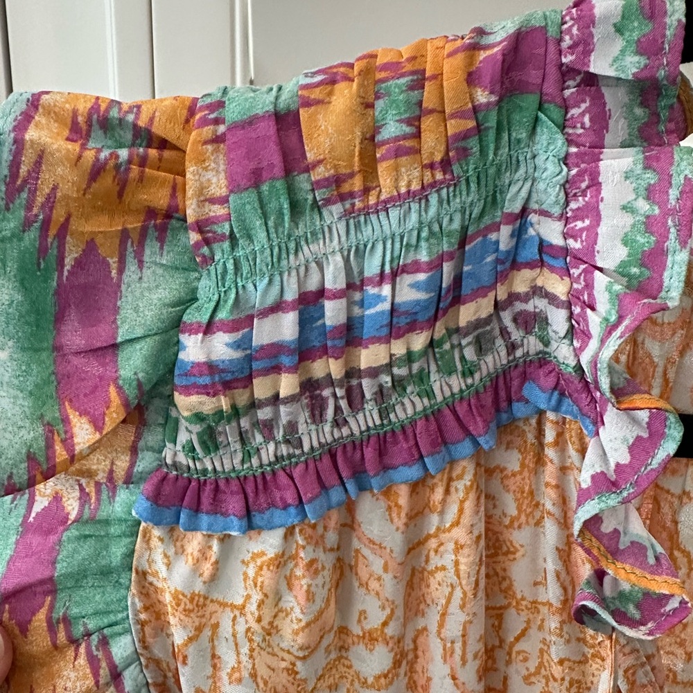 Current Air Multicolor Patterned Midi Dress - Picture 5 of 6